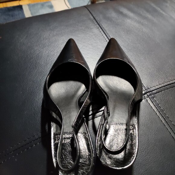 Jeffrey Campbell Slingback Heels in Black – Size 7, Excellent Condition - Picture 2 of 4